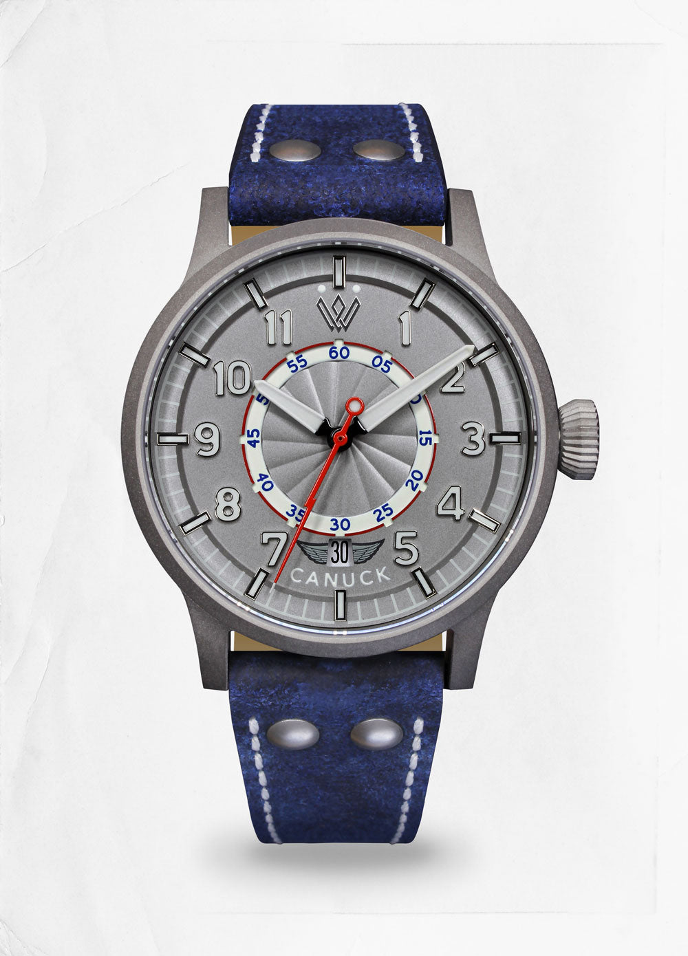 Montre de pilote Canuck - 39mm MK II Fuselage Grey