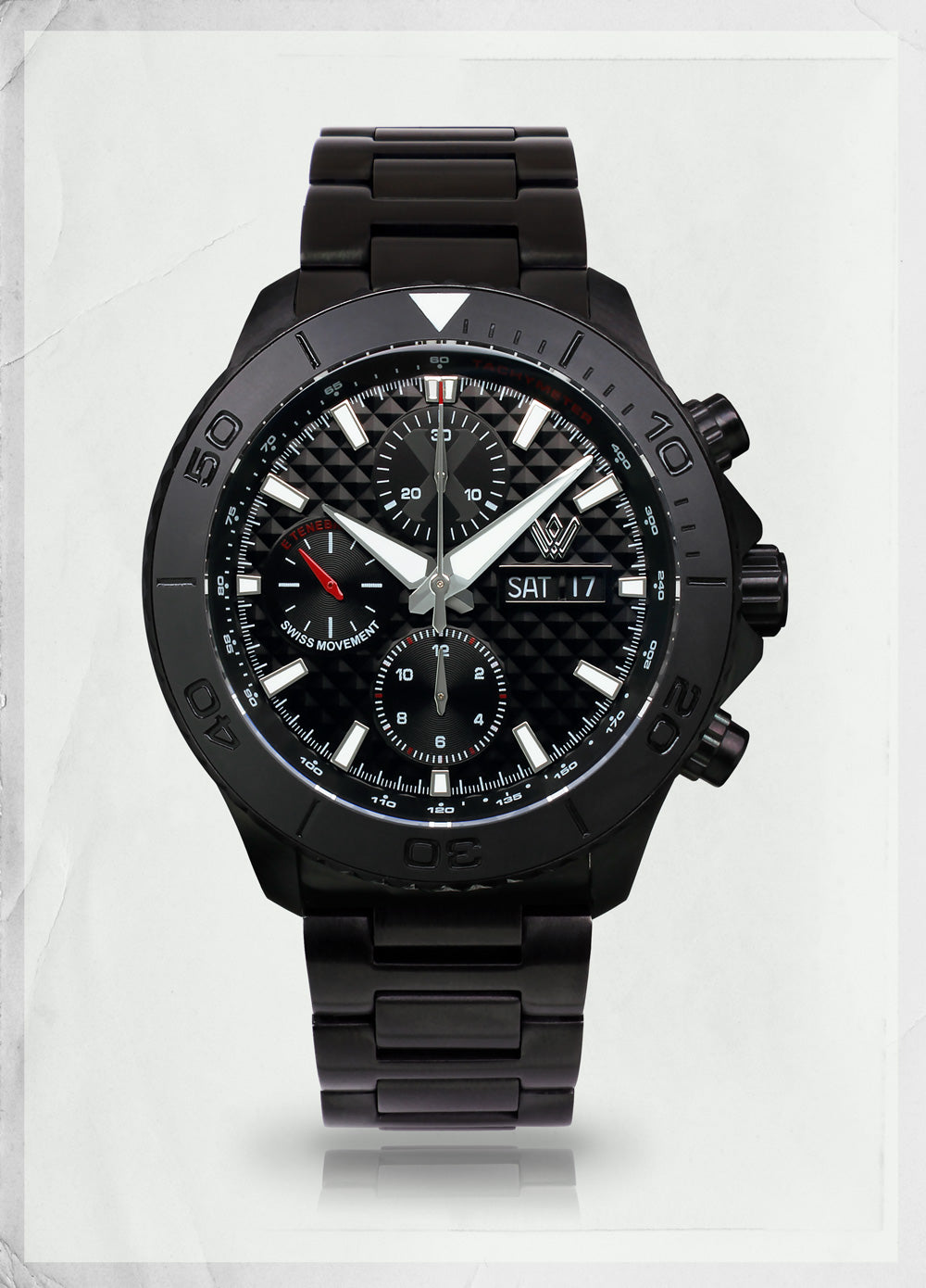 Intrepid X | Chrono-Diver | Noir