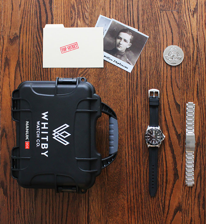 pack de montres de plongée intrépides, montre inspirée de Camp x, montres de luxe, whitby watch co