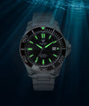 Intrepid 007 Diver Watch, Whitby Watch Co, Montres de luxe, montres canadiennes, montre, montre de plongée, montre Canada, super-luminova, mouvement suisse