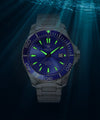 Intrepid 007 Diver Watch, Whitby Watch Co, Montres de luxe, montres canadiennes, montre, montre de plongée, montre Canada, superluminova, mouvement suisse