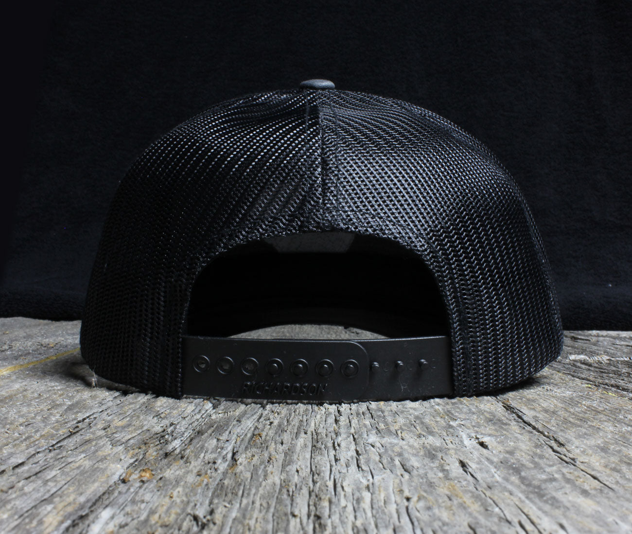 Logo Leather Patch Cap | Charcoal